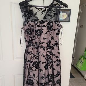 Black Lace Cocktail Dress